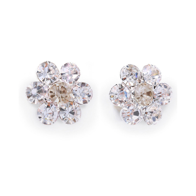 Women's earrings with White Zircon stones